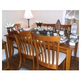 Dining table with 6 chairs