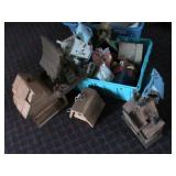 one group of 3 birdhouses