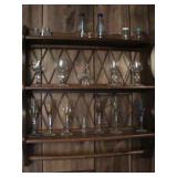 shot glasses / shelf