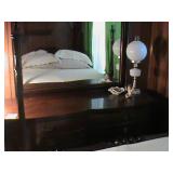 cherry Duncan Pyfe mirrored dresser