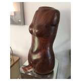 Cocobolo Wood Sculpture “Thalia,” by Edwin H Lombard 