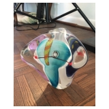 James Wilbat Glass Paperweight