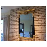 Beautiful large gold gilt mirror