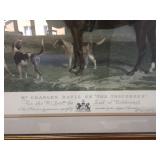 Framed 1800s art print