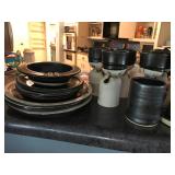 Rebecca Roberts pottery dish set
