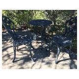 Cast iron Parlor set