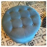 Nice Blue Ottoman