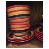 Colorful Pottery DIshes