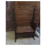 Antique Church Bench makes into a table 