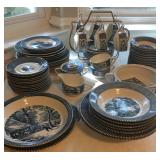 Currier and Ives 100 pieces