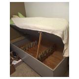 Twin bed lifts for hidden storage