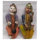 Thai polychrom musicians