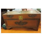 Chinese carved trunk