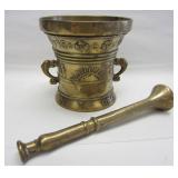 brass mortar & Pestle