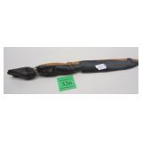 AFRICAN WOOD LETTER OPENER. 11"Photo Description
