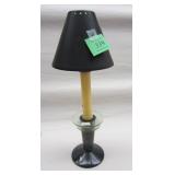 MILANO SERIES CANDLE LAMP WITH GREEN MARBLE BASEPhoto Description