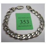LINK CHAIN BRACELET MARKED 925 ITALY. FAKEPhoto Description