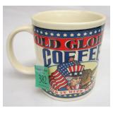 OLD GLORY COFFEE MUG. 4.5"Photo Description