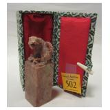 CHINESE 4" STONE CHOP WITH BOX