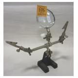 Fishing fly tying stand