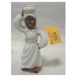 6" TALL PORCELAIN FIGURE OF A GIRL MARKED OCCUPIED JAPAN