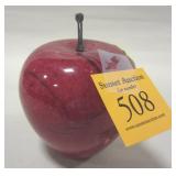 RED STONE APPLE, NOTE FLAW ONE FINISH