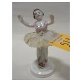 JAPANESE PORCELAIN FIGURE OF A BALLERINA. 3.5" TALL
