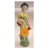 8.25" TALL PORCELAIN FIGURE OF A GIRL