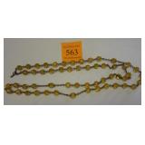 FACETED GLASS ROSARY BEADS, NO CROSS