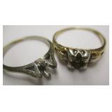 14k gold ring settings