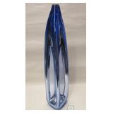 REDWOOD GLASS WORKS VASE. 17.75" TALL