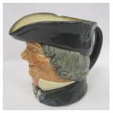 ROYAL DOULTON PARSON BROWN FIGURE TOBY JUG. 6 3/8" TALL