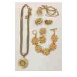 CHRISTIAN DIOR BIJOUR GOLD TONE JEWELRY, AND JOAN RIVERS PENDANT WATCH