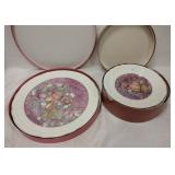 GIEN FRANCE PLATTER AND PLATES