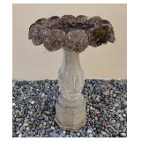 CONCRETE BIRD BATH