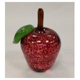 SMALL ART GLASS APPLE