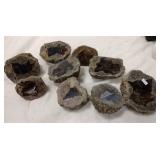 SLICED AND POLISHED GEODES