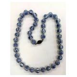 Chinese blue & white beads