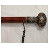 CANE WITH 900 SILVER HANDLE