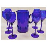 cobalt blue glass ware