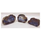 sliced and polished geodes