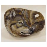 artist signed painted rock