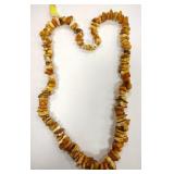 raw amber necklace
