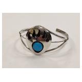 NAVAJO STERLING CUFF BRACELET