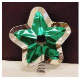 FOIL TINSEL CHRISTMAS TREE TOPPER