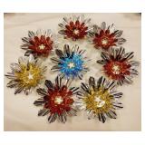FOIL TINSEL CHRISTMAS TREE REFLECTORS