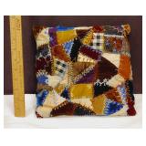 CRAZY QUILT PILLOW
