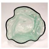 ROBERT MITCHELL SEA FORM ART GLASS BOWL