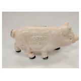 cast iron pig bank