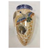 Japanese luster ware wall pocket